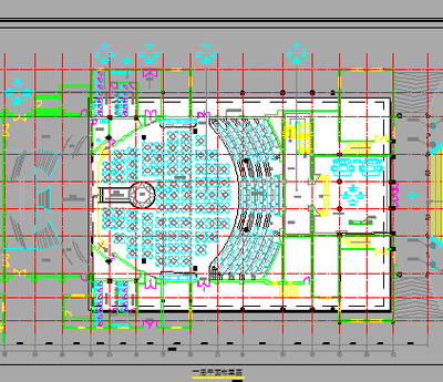 某歌剧院装修设计图纸(含效果图)免费下载 - 建筑装修图 - 土木工程网